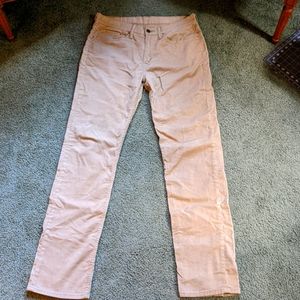 Levi's 514 khaki corduroy's